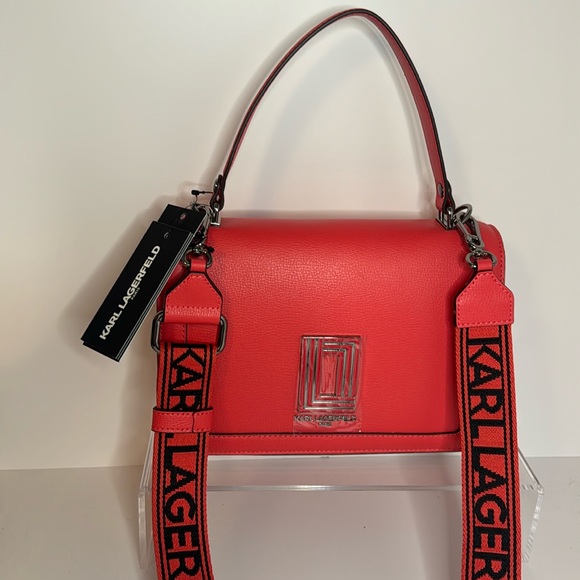 Karl Lagerfeld Handbags - Karl Lagerfeld Vibrant Red Crossbody Bag